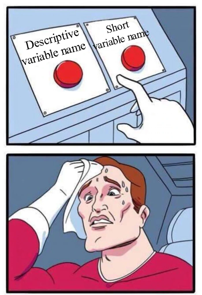 Variable naming meme